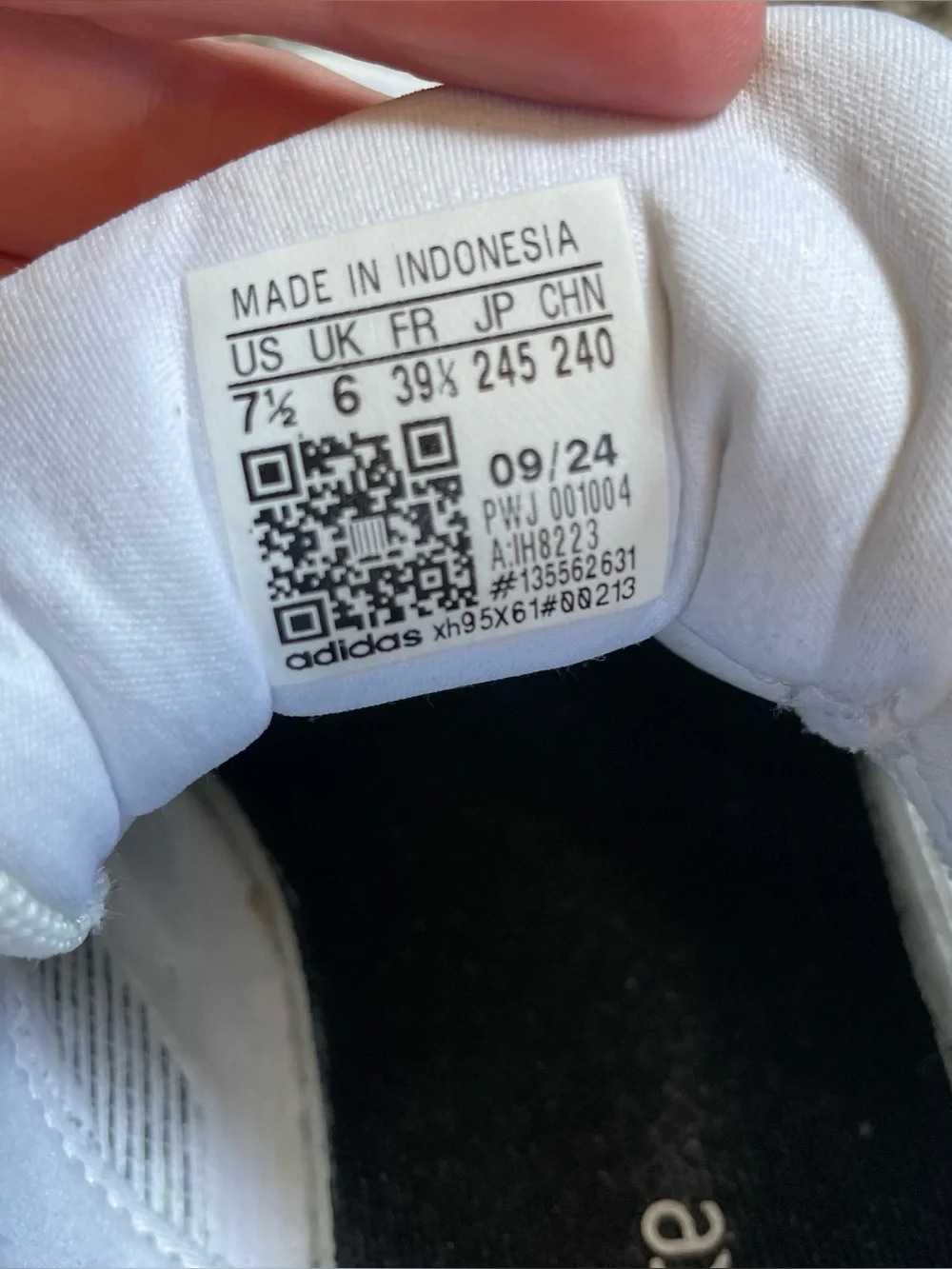 Adidas DURAMO SL 2 RUNNING SHOES White Ortholite comfort women’s 7.5